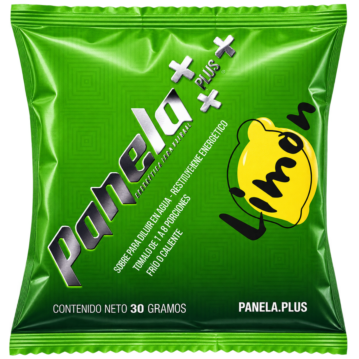 Frente del sobre Panela Plus Limón